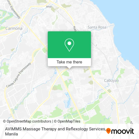 AVIMMS Massage Therapy and Reflexology Services map