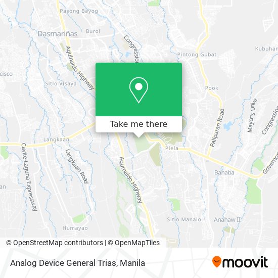 Analog Device General Trias map