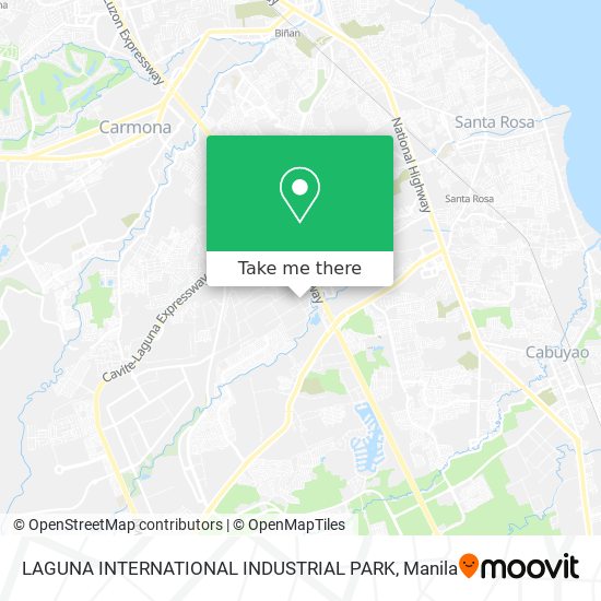 LAGUNA INTERNATIONAL INDUSTRIAL PARK map