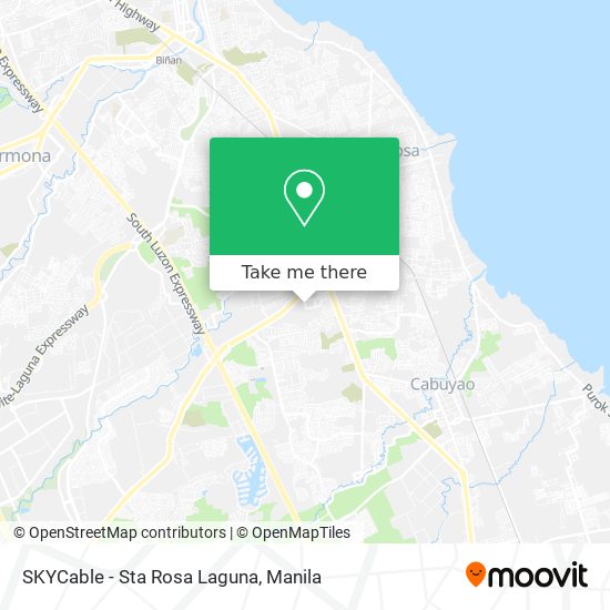 SKYCable - Sta Rosa Laguna map