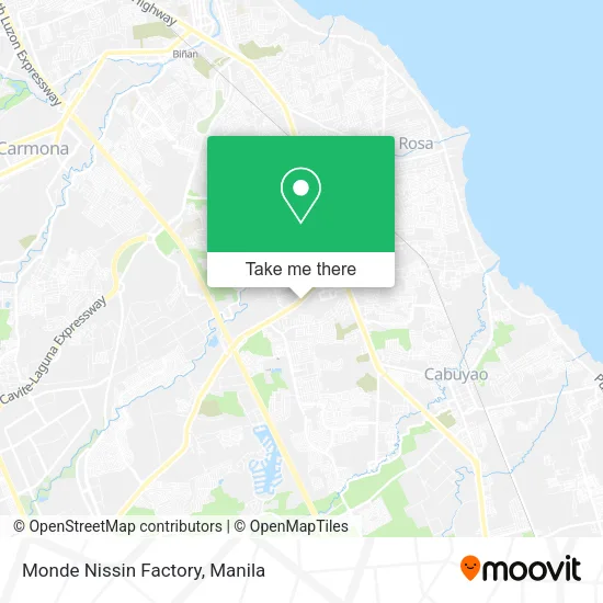Monde Nissin Factory map