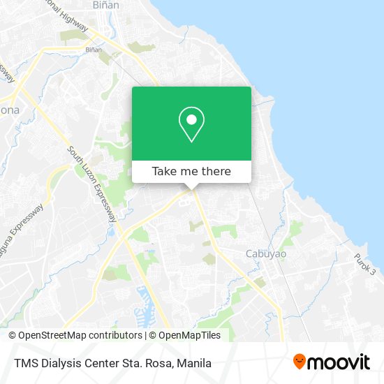 TMS Dialysis Center Sta. Rosa map