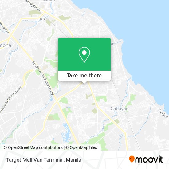 Target Mall Van Terminal map