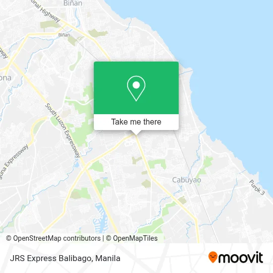 JRS Express Balibago map