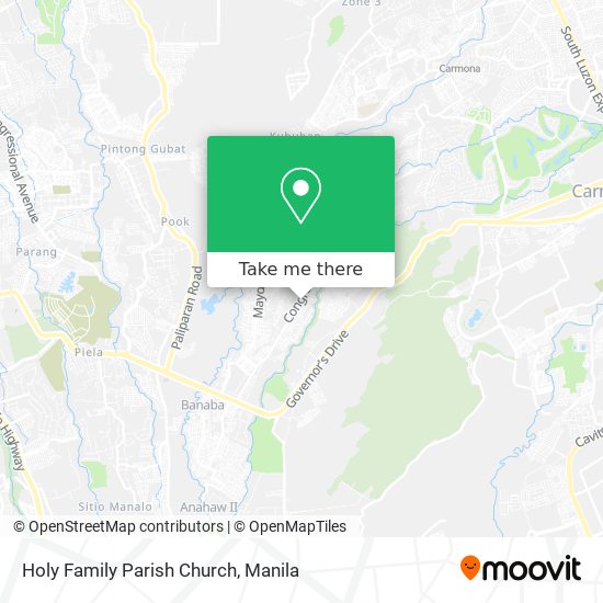 Holy Family Parish Church map