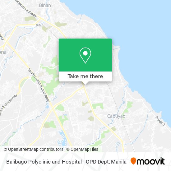 Balibago Polyclinic and Hospital - OPD Dept map
