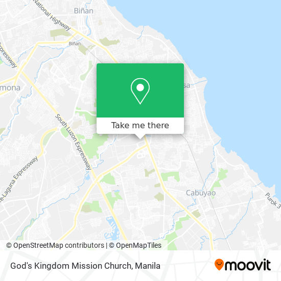 God's Kingdom  Mission Church map