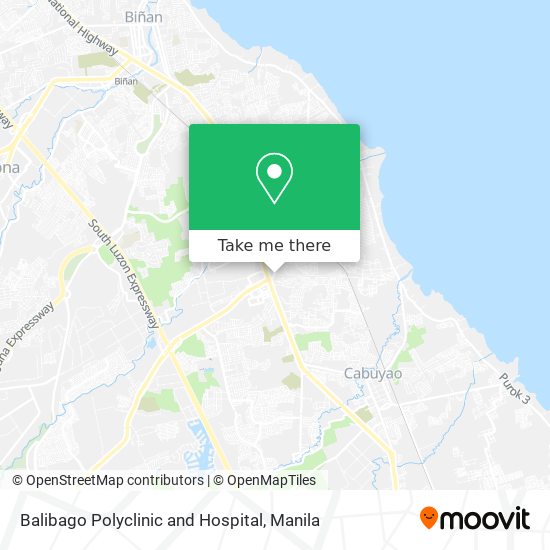 Balibago Polyclinic and Hospital map