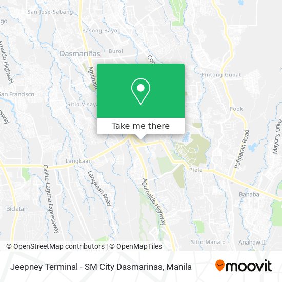 Jeepney Terminal - SM City Dasmarinas map