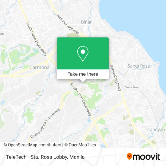 TeleTech - Sta. Rosa Lobby map