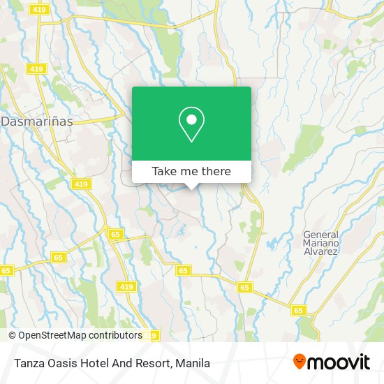 Tanza Oasis Hotel And Resort map