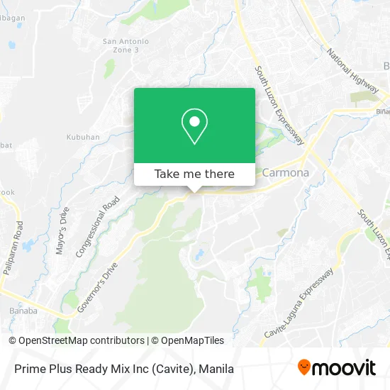 Prime Plus Ready Mix Inc (Cavite) map
