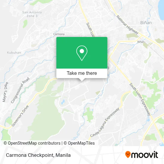 Carmona Checkpoint map