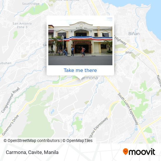 Carmona, Cavite map