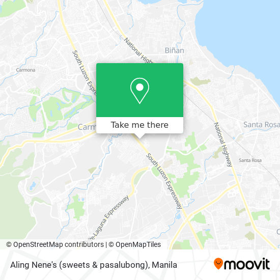 Aling Nene's (sweets & pasalubong) map