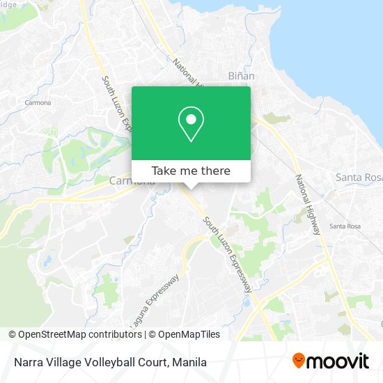 Narra Village Volleyball Court map