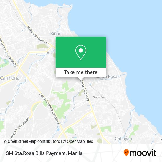 SM Sta.Rosa Bills Payment map