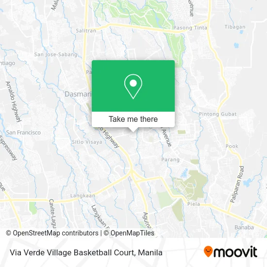 Via Verde Village Basketball Court map
