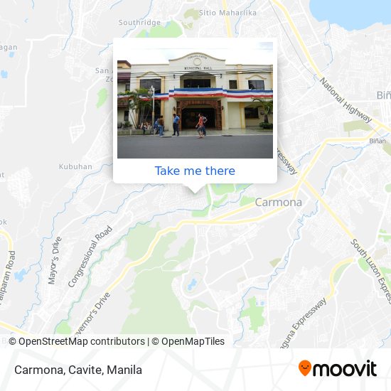 Carmona, Cavite map