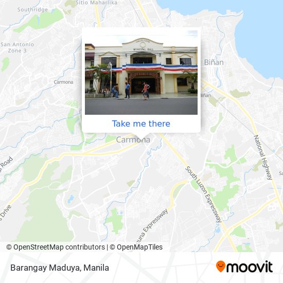 Barangay Maduya map