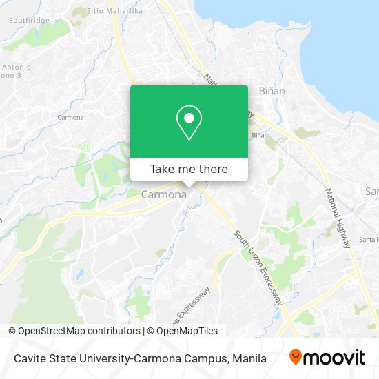 Cavite State University-Carmona Campus map