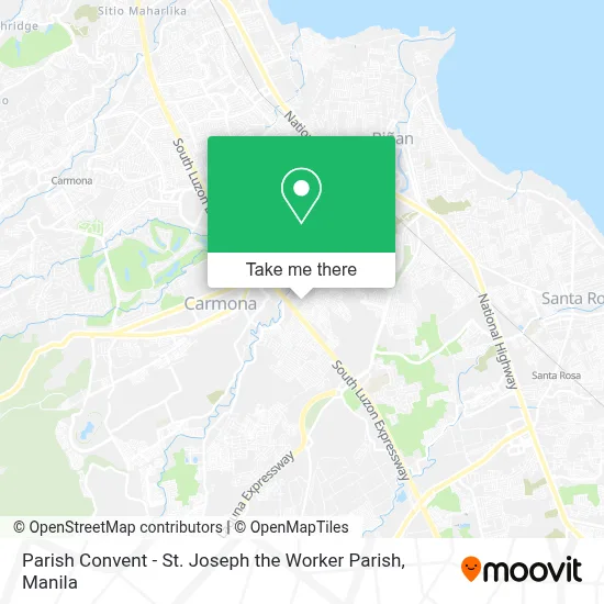 Parish Convent - St. Joseph the Worker Parish map