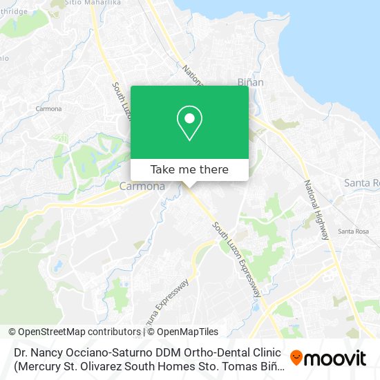 Dr. Nancy Occiano-Saturno DDM Ortho-Dental Clinic map