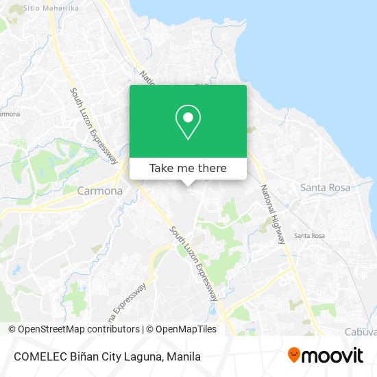 COMELEC Biñan City Laguna map