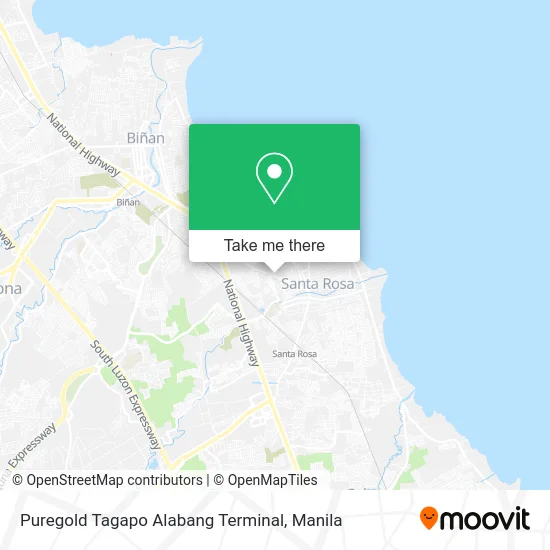 Puregold Tagapo Alabang Terminal map