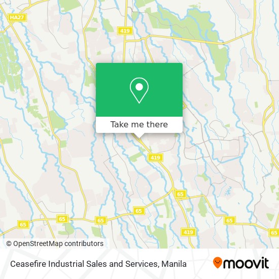 Ceasefire Industrial Sales and Services map