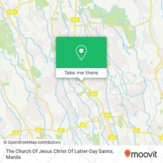 The Church Of Jesus Christ Of Latter-Day Saints map