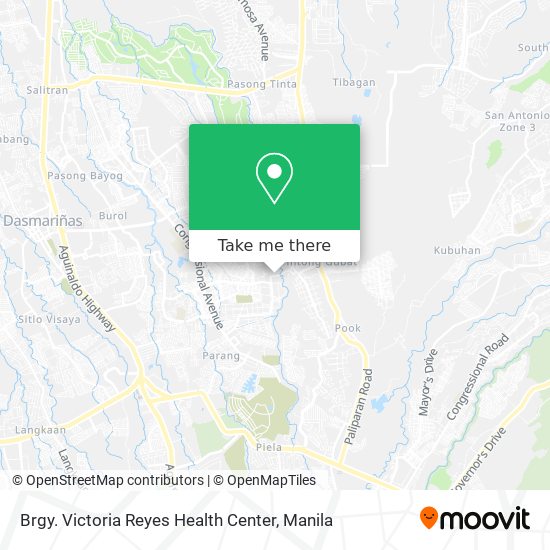 Brgy. Victoria Reyes Health Center map