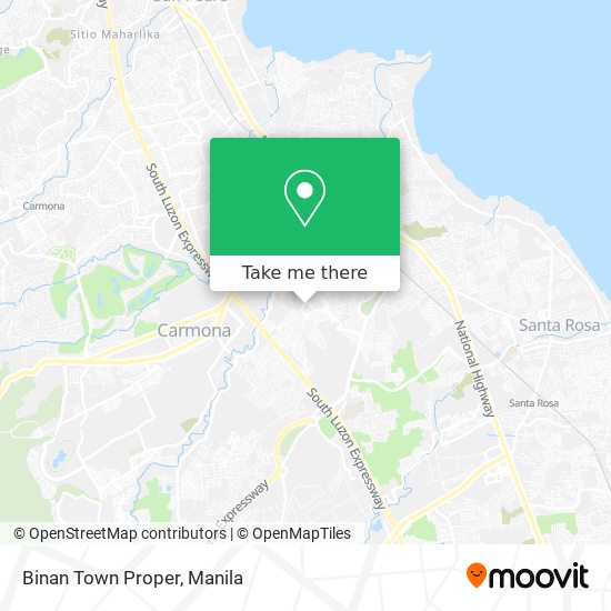 Binan Town Proper map