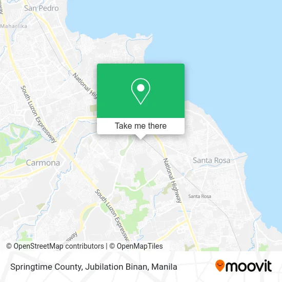 Springtime County, Jubilation Binan map