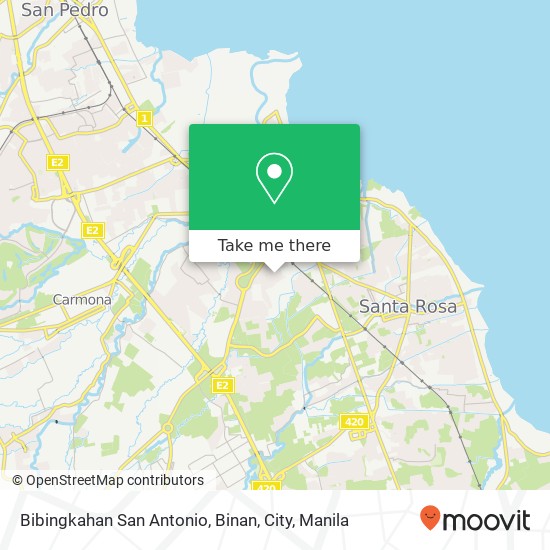 Bibingkahan San Antonio, Binan, City map