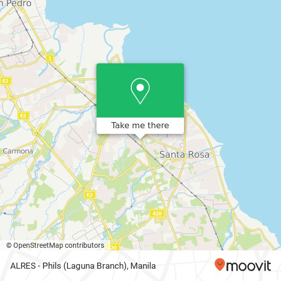 ALRES - Phils (Laguna Branch) map