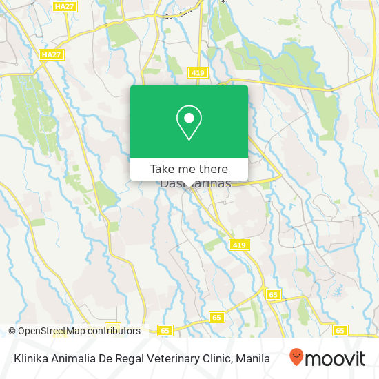 Klinika Animalia De Regal Veterinary Clinic map