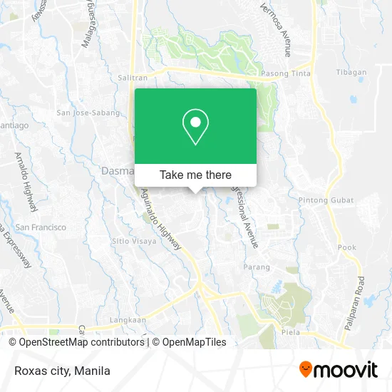 Roxas city map