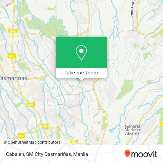 Cabalen, SM City Dasmariñas map