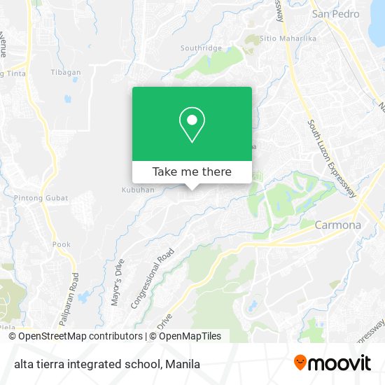 alta tierra integrated school map