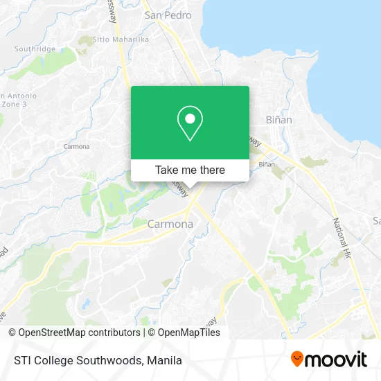 STI College Southwoods map