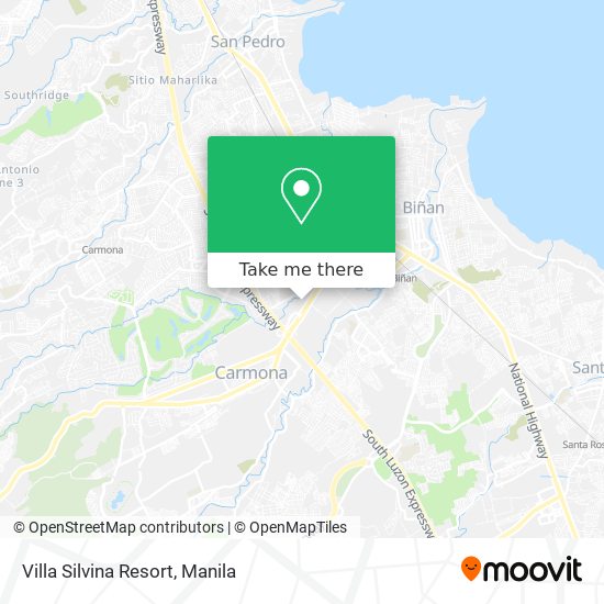 Villa Silvina Resort map