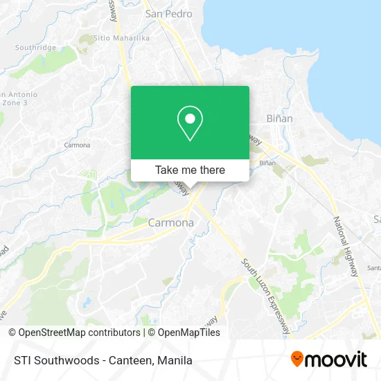 STI Southwoods - Canteen map