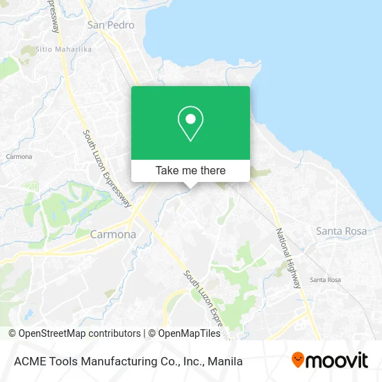 ACME Tools Manufacturing Co., Inc. map