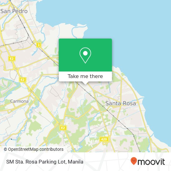 SM Sta. Rosa Parking Lot map