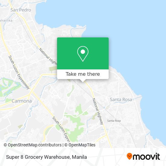Super 8 Grocery Warehouse map