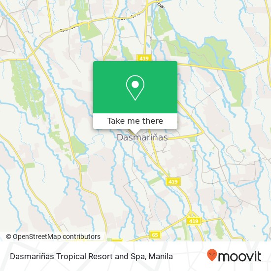 Dasmariñas  Tropical Resort and Spa map