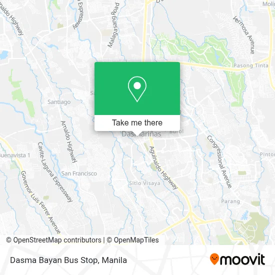 Dasma Bayan Bus Stop map