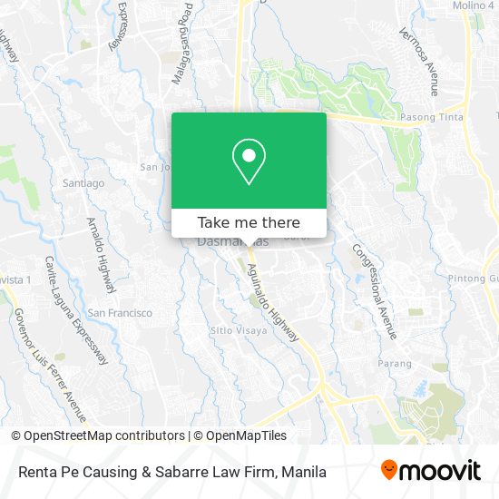 Renta Pe Causing & Sabarre Law Firm map