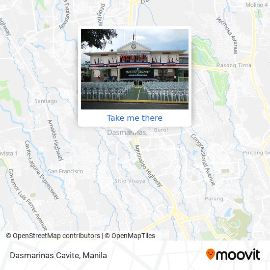 Dasmarinas Cavite map